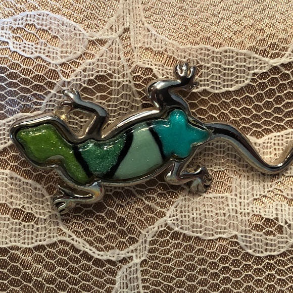 Lizard Pin/Pendant - Picture 2 of 5